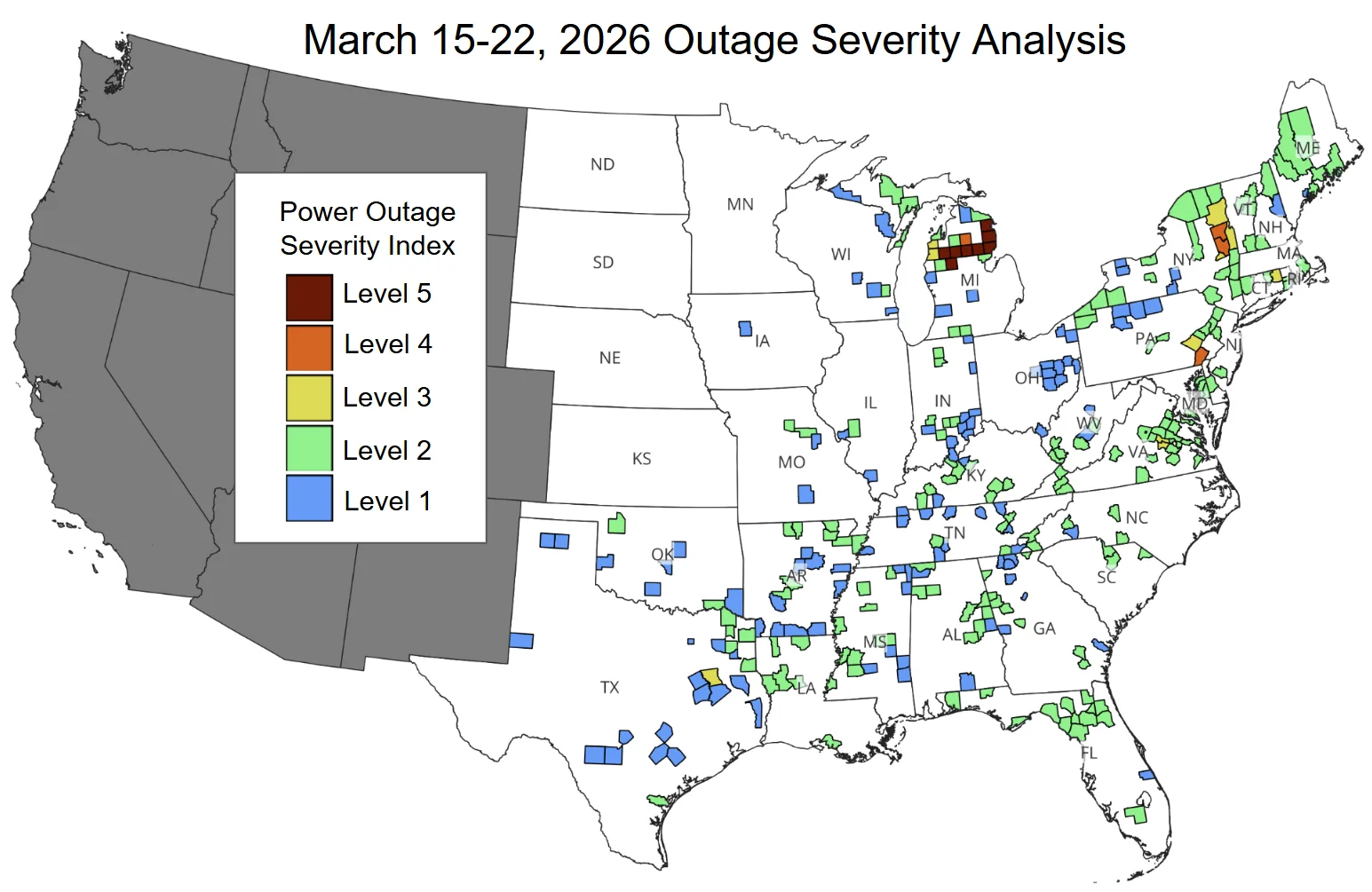 Beyond the Peak: Measuring Outage Severity During Winter Storm Iona