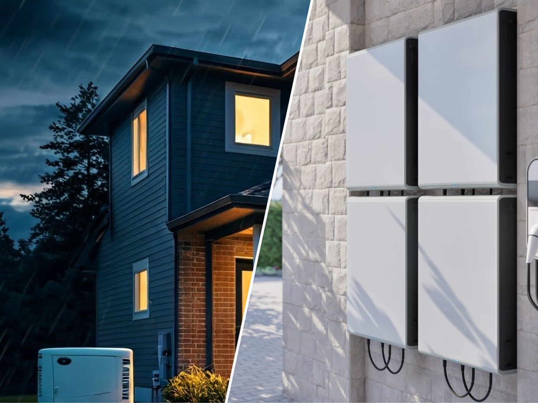 Home Battery Backup vs Whole House Generator | PowerOutage.us
