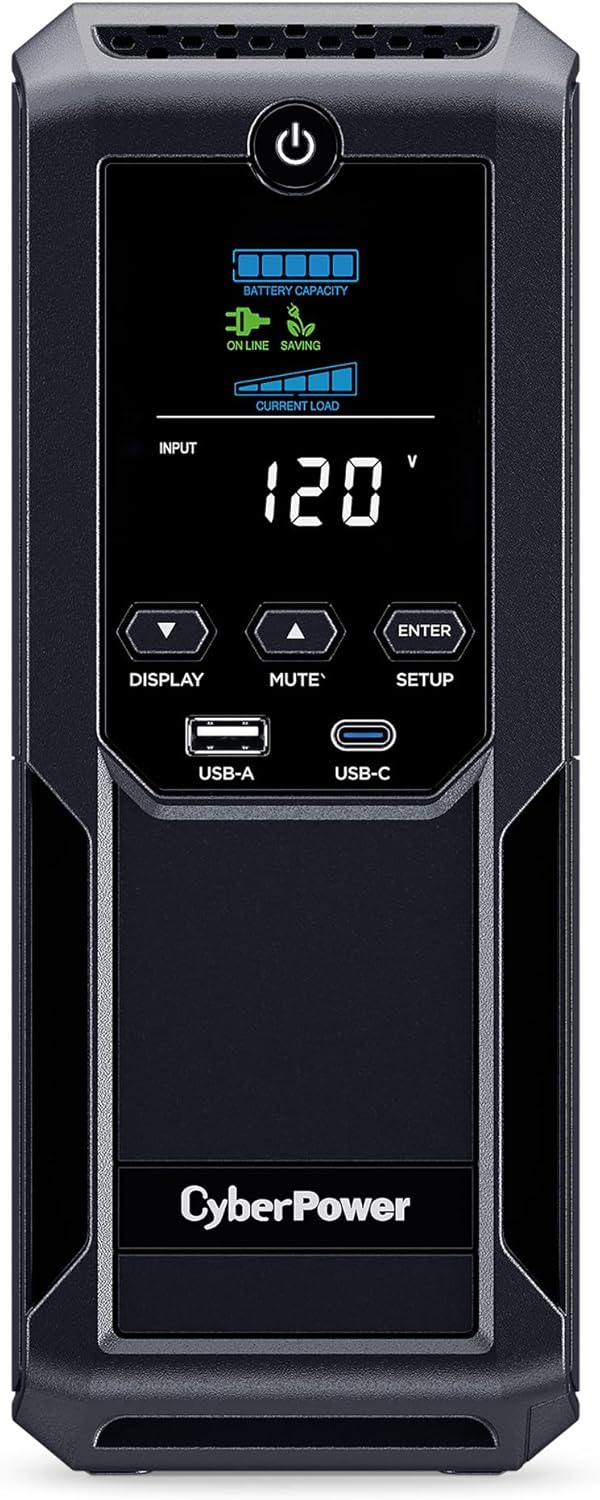 CyberPower CP1350AVRLCD3 UPS backup image