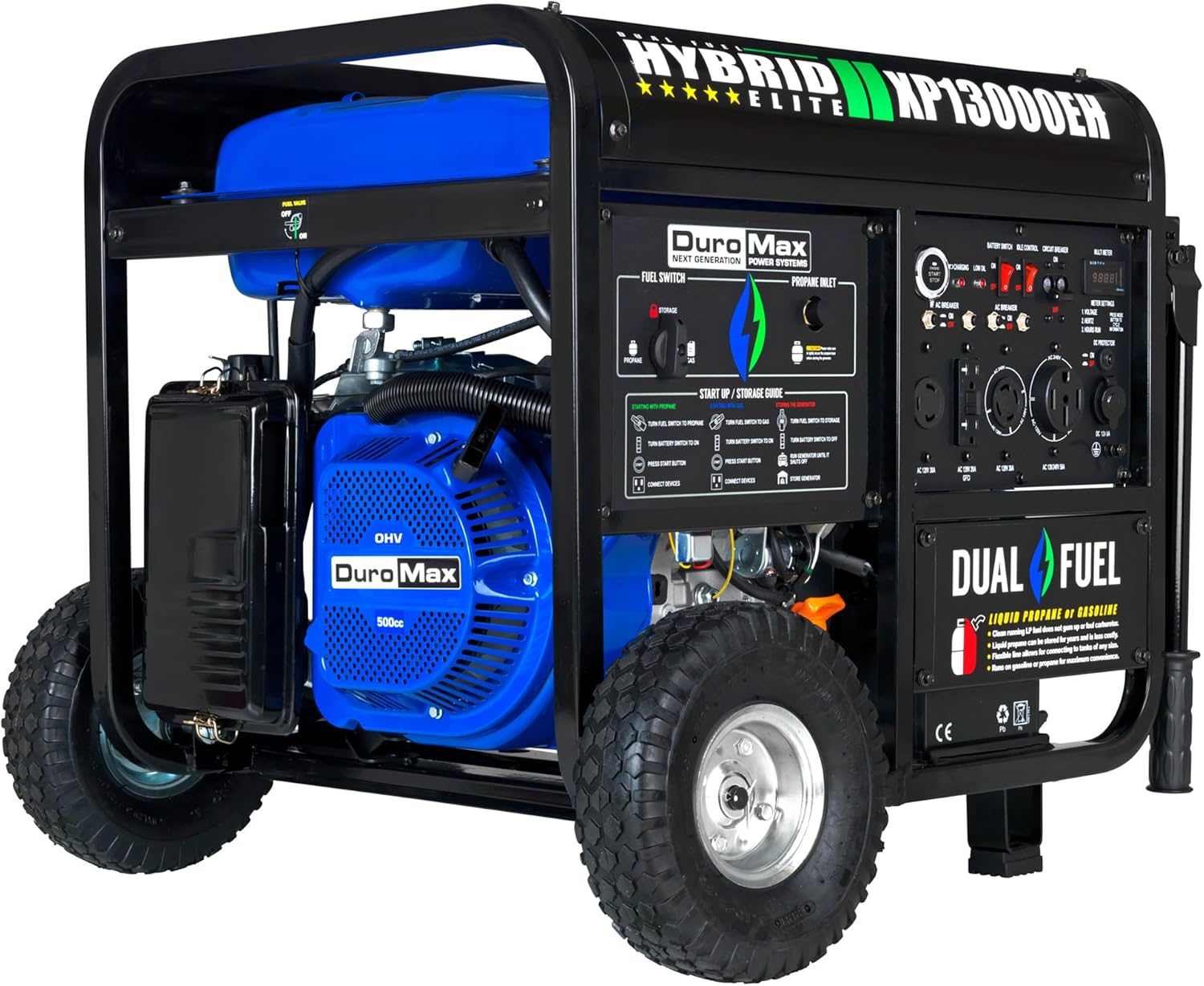 DuroMax dual fuel generator XP13000EH image