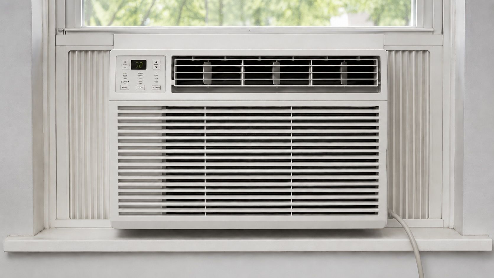 Image of a window air conditioner