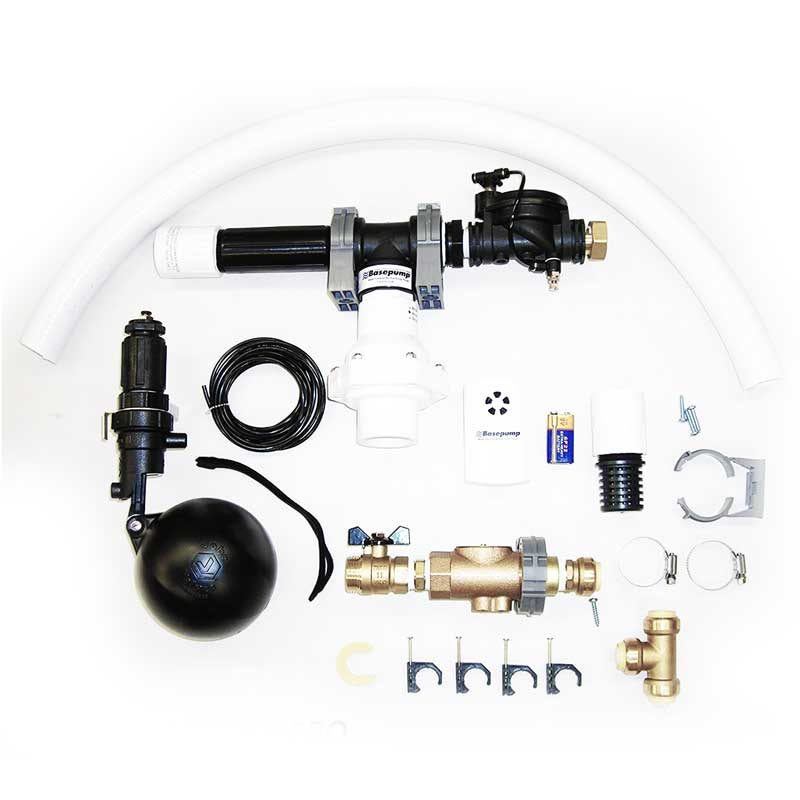 Basepump water-powered sump pump backup image