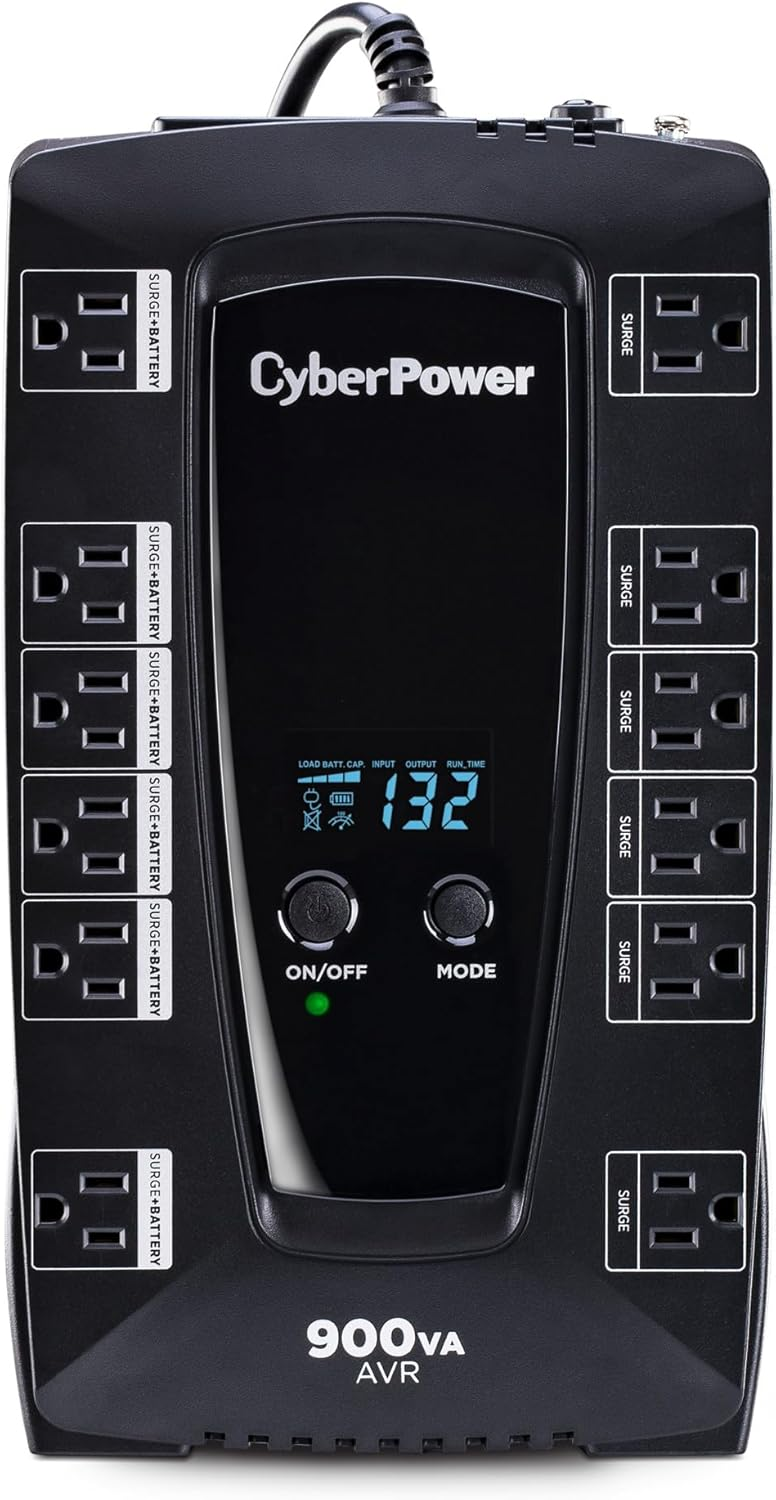Image of emergency UPS backup CyberPower AVRG900LCD