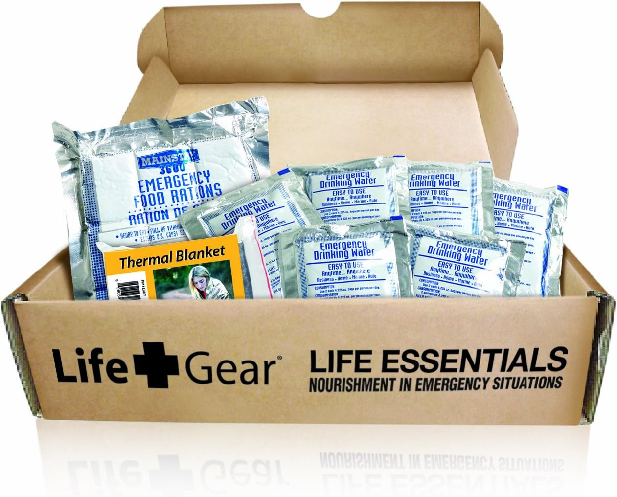 Life Gear 3-day emergency food, water, and blanket image