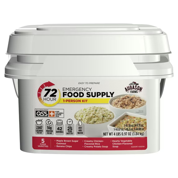 Photo of Augason Farms 72-hour food supply kit