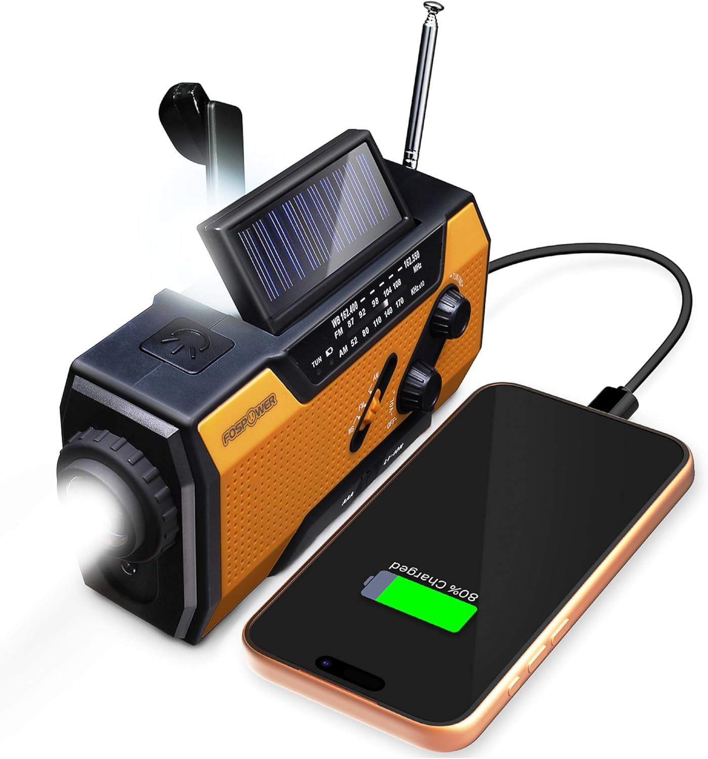FosPower emergency radio for power outages