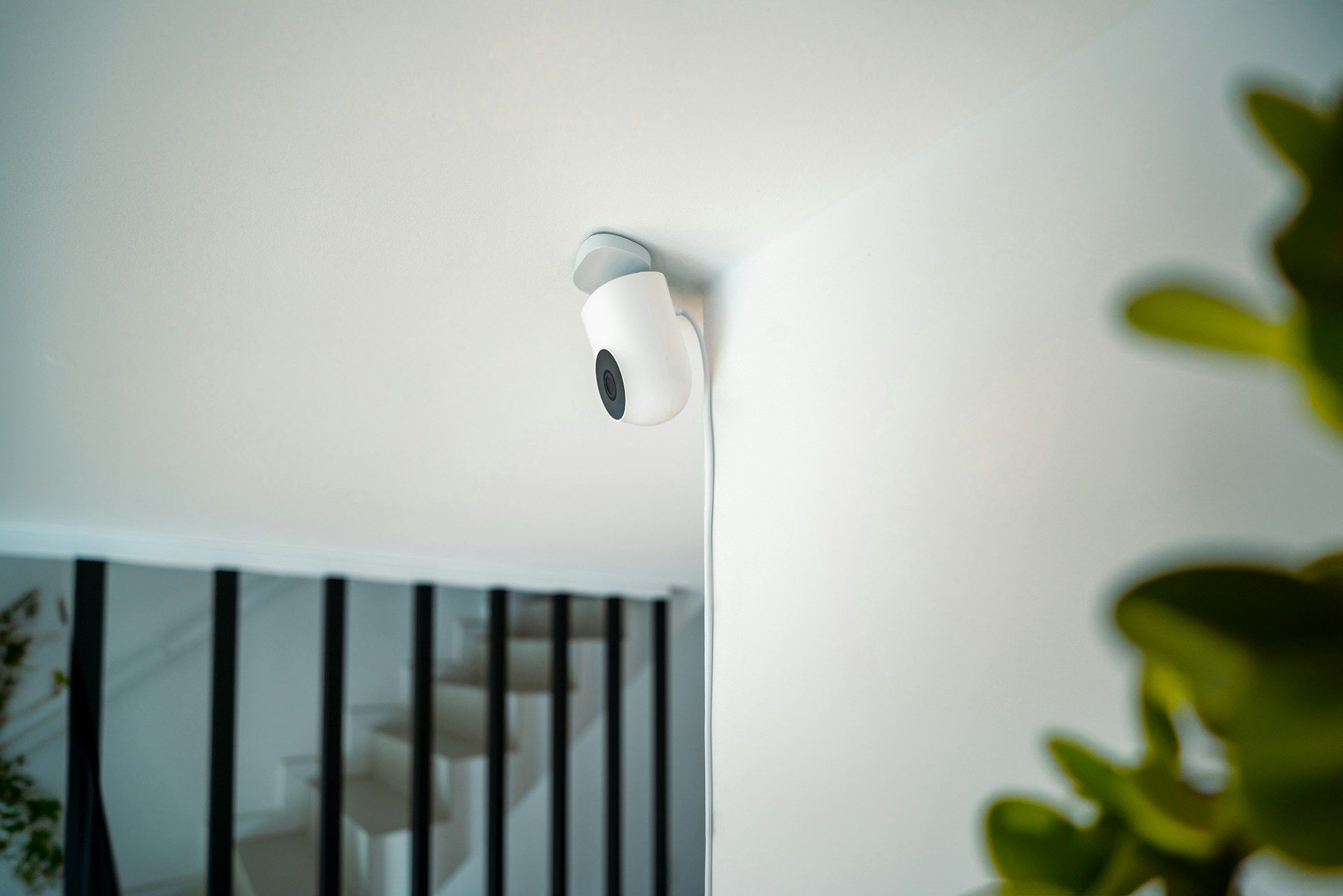 Home security camera indoors